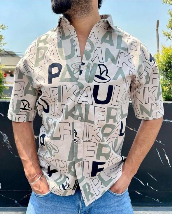 Urban Street Typography Printed Shirt
