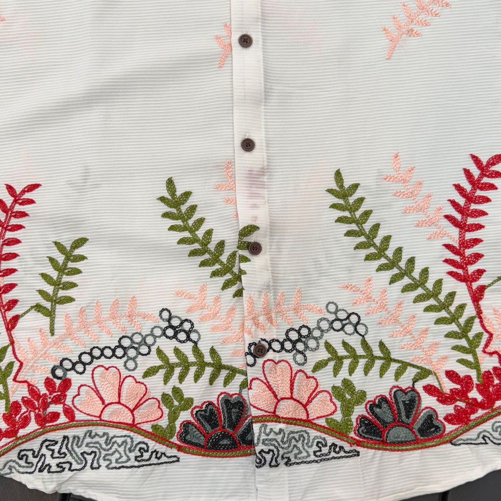 Men’s Exclusive Cotton Embroidery Work Shirt