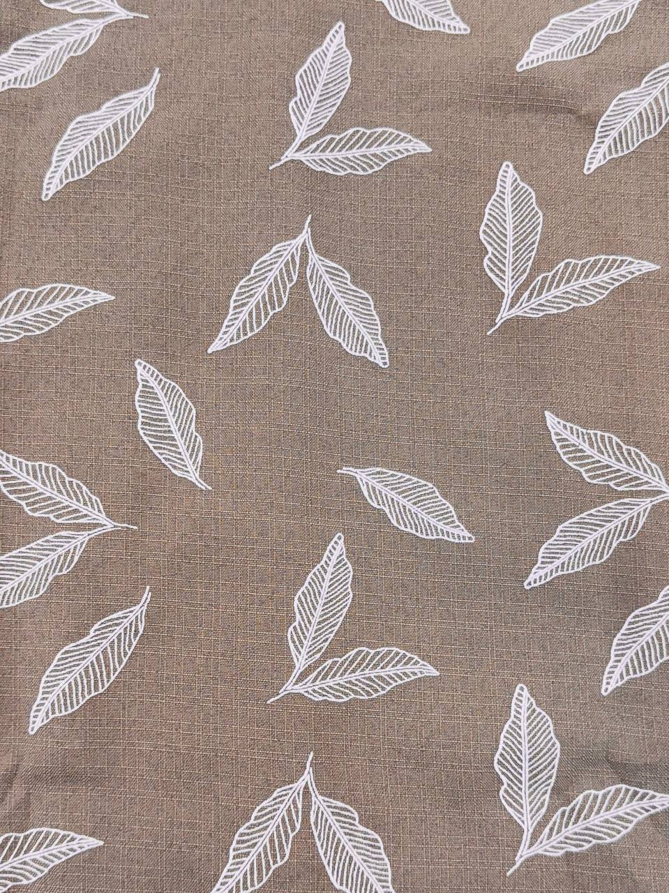 Light Comfort: Linen Shirt with Textured Rubber Print Shirt