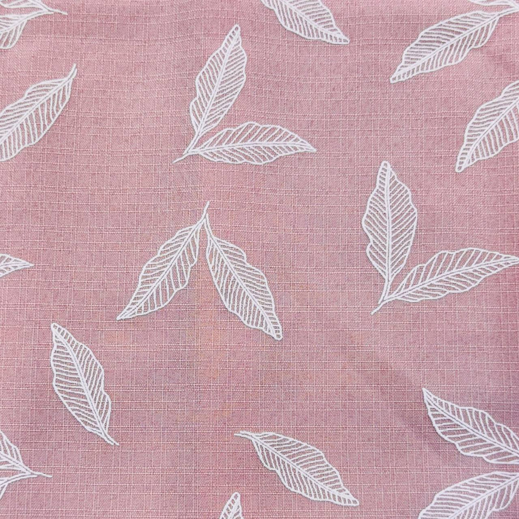 Full Sleeve Linen Shirt with Rubber Print Floral Design